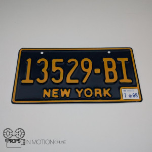 New York License Plate – The Changeling (2023)
