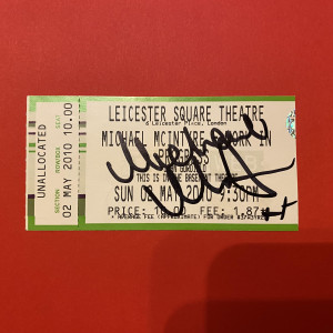 Original signed ticket – Michael McIntyre: Live & Laughing (2008)
