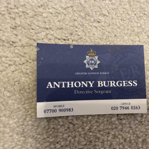 Original Police Business Card – The Outlaws (2021)