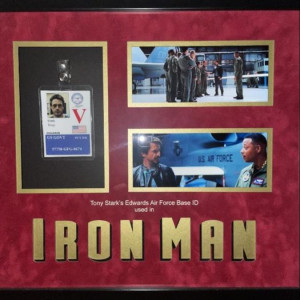 tony stark hero ID badge edwards air force base – Iron Man (2008)