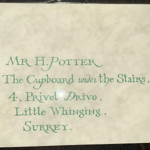 Harry Potter’s Hogwarts Acceptance Letter – Harry Potter and the Sorcerer's Stone (2001)