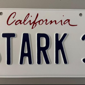 Stark License Plate – Iron Man 2 (2010)