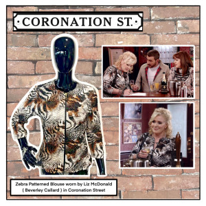Liz McDonald’s Zebra Print Top – Coronation Street (1960)