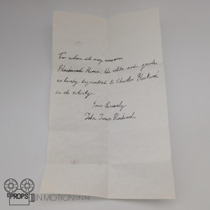 John James Blackwood Bequest Note – Jericho (2016)