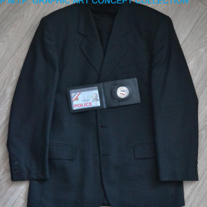 French Police Nationale id card, medal and wallet – Sambre (2023)