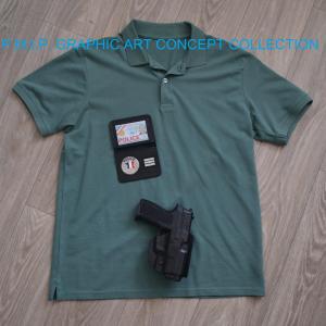 French Police Nationale id card, medal and wallet