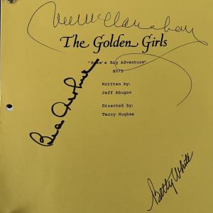 Rose’s Big Adventure Cast Signed Script – The Golden Girls (1985)