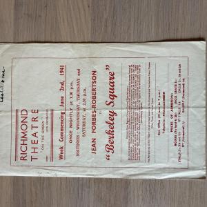 Original vintage programme