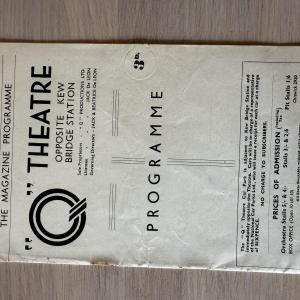 Original vintage programme