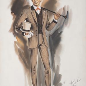 Frank Sinatra costume design sketch – 4 for Texas (1963)