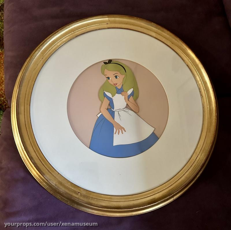 Screen used Alice production cel – Alice in Wonderland (1951) – image 2