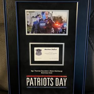 Mark Wahlberg Business Card – Patriots Day (2016)