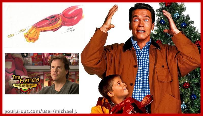 Turbo Discs Airbrush Concept Painting – Jingle All the Way (1996) – image 1