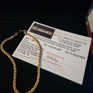 AMC The Walking Dead Daryl Scavenged Gold Necklace Prop – The Walking Dead (2010)