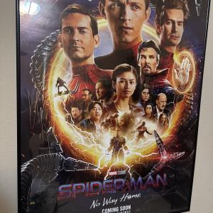 Signed movie poster By TomHolland – Spider-Man: No Way Home (2021)