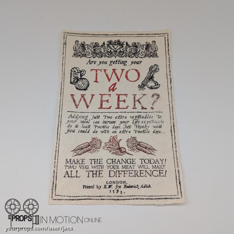 Two a Week Flyer – Bill (2015) – image 1