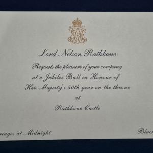 Lord Nelson Rathbone invitation – Shanghai Knights (2003)