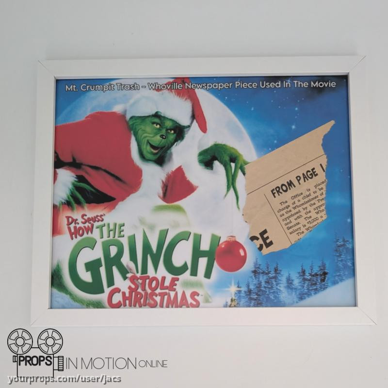 Mt. Crumpit trash - Whoville Newspaper Piece – How the Grinch Stole Christmas (2000) – image 1