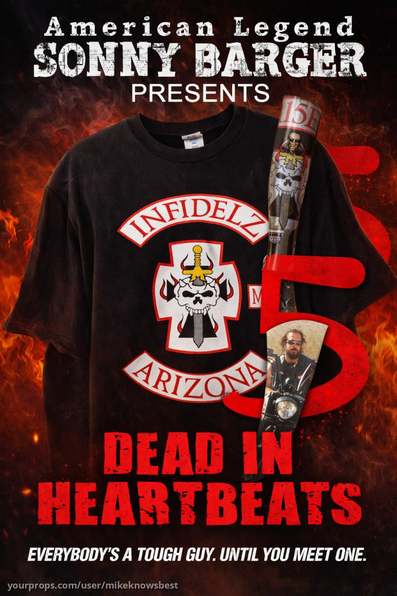 Infidelz MC Cast Shirt – Dead in 5 Heartbeats (2013) – image 3