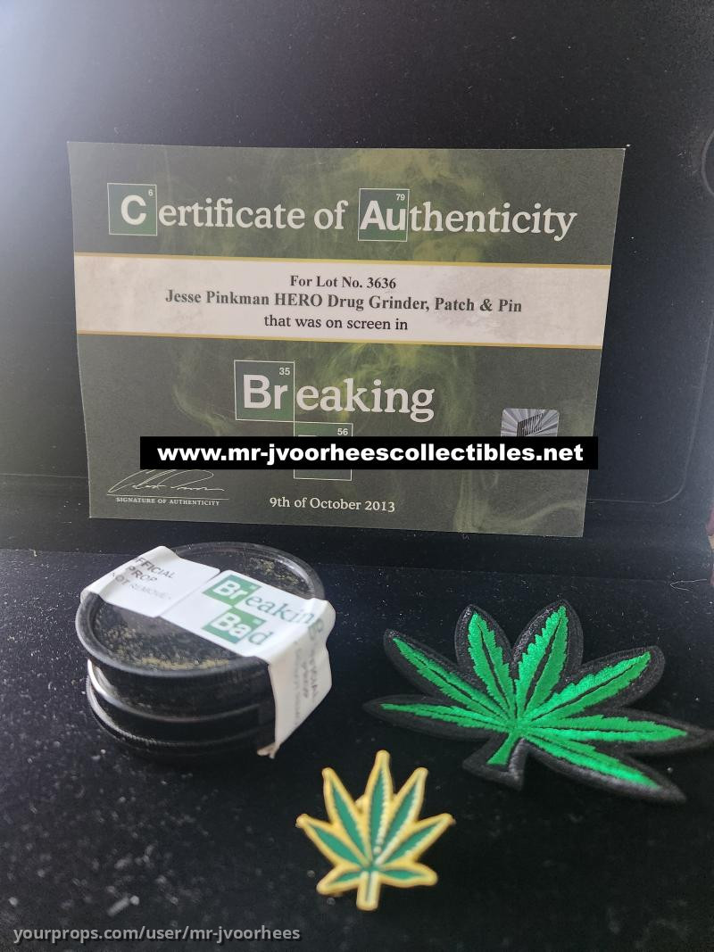 Breaking Bad Jesse Pinkman Weed Drug Grinder Patch Pin Prop – Breaking Bad (2008) – image 1