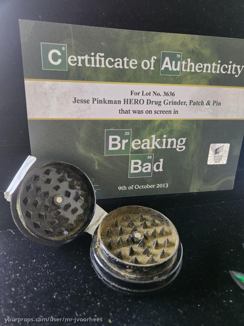 Breaking Bad Jesse Pinkman Weed Drug Grinder Patch Pin Prop – Breaking Bad (2008) – image 4