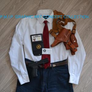 Texas Ranger Credentials, Badge and Business Card – Walker, Texas Ranger (1993)