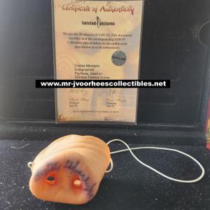 SAW IV (2007) Pig Nose Mask Signed Costas Mandylor Prop – Saw IV (2007)