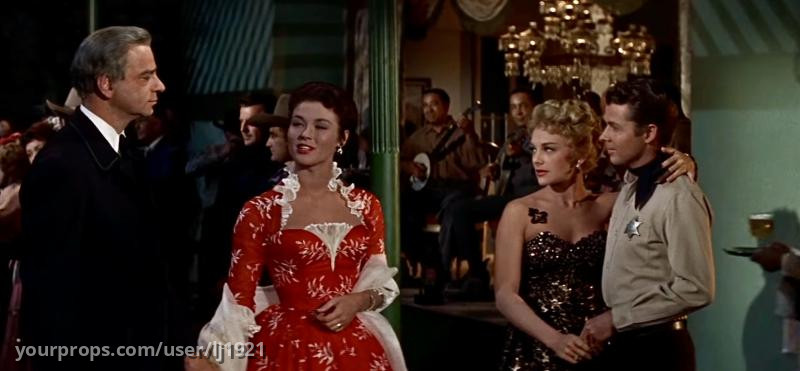 Gia Scala evening dress – Ride a Crooked Trail (1958) – image 4
