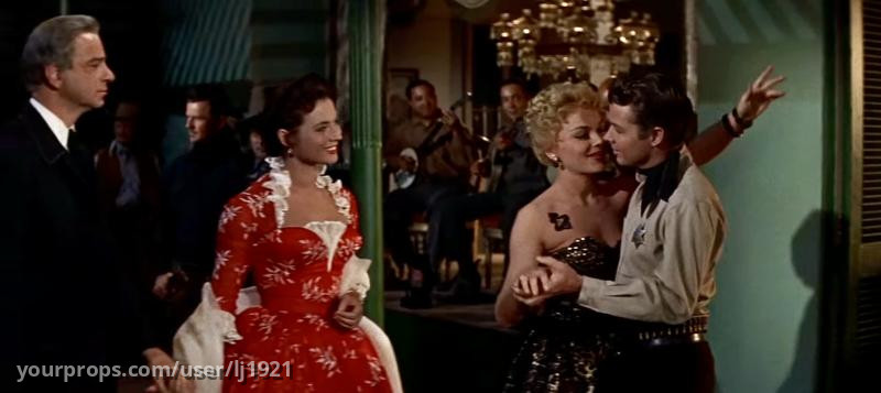 Gia Scala evening dress – Ride a Crooked Trail (1958) – image 5