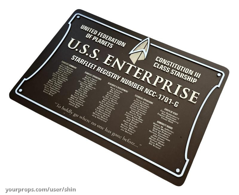 Bridge Plaque from Enterprise- G – Star Trek: Picard (2020) – image 4