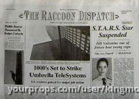RESIDENT EVIL RACCOON CITY TIMES Newspaper – Resident Evil: Apocalypse (2004) – image 3