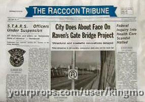 RESIDENT EVIL RACCOON CITY TIMES Newspaper – Resident Evil: Apocalypse (2004) – image 4
