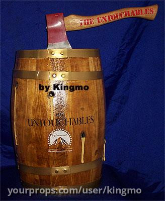 THE UNTOUCHABLES rare wood barrel – The Untouchables (1987) – image 2