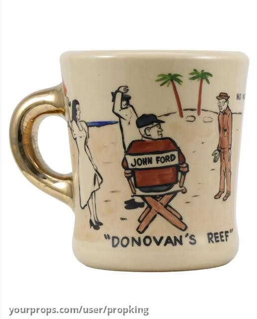 John Wayne Gifted Mug to Dorothy Lamour – Donovan's Reef (1963) – image 1