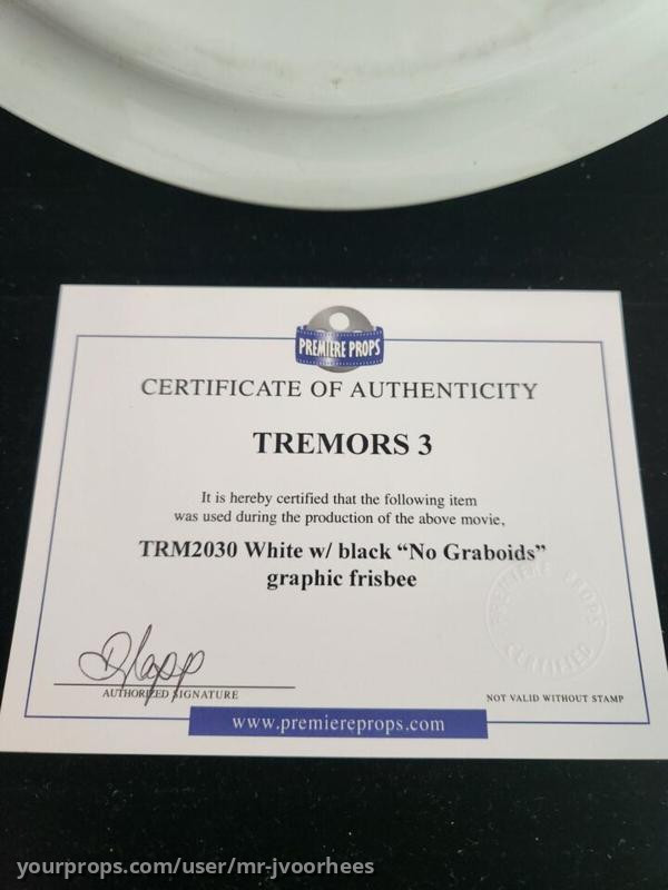 Tremors 3 Back To Perfection Original Frisbee Movie Prop – Tremors 3: Back to Perfection (2001) – image 7
