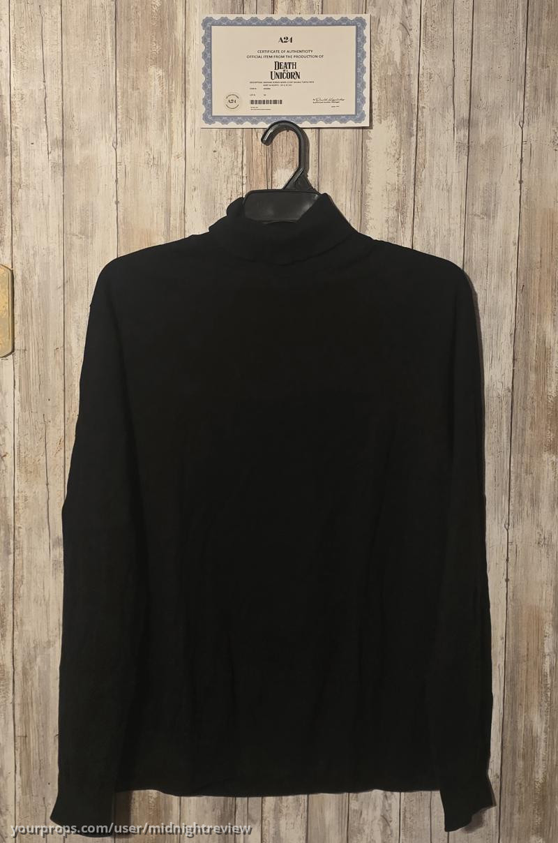 Shepard Screen Worn Stunt Double Turtle Neck Shirt & Shorts – Death of a Unicorn (2025) – image 1