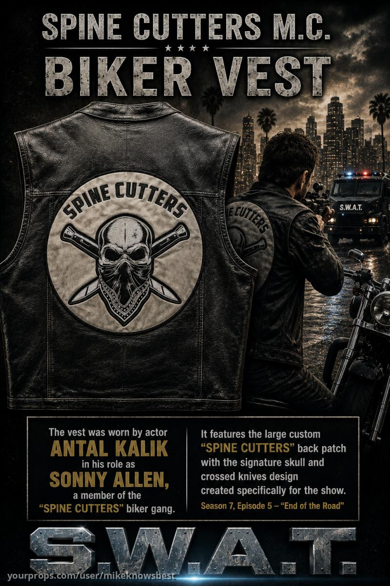 Spine Cutters M.C vest – S.W.A.T. (2003) – image 5