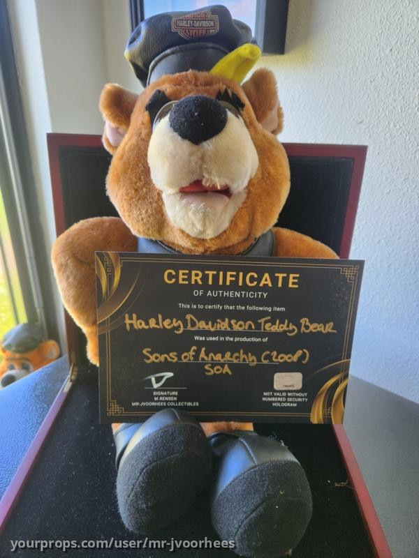 SOA Sons of Anarchy Harley-Davidson Teddy Bear Prop – Sons of Anarchy (2008) – image 3