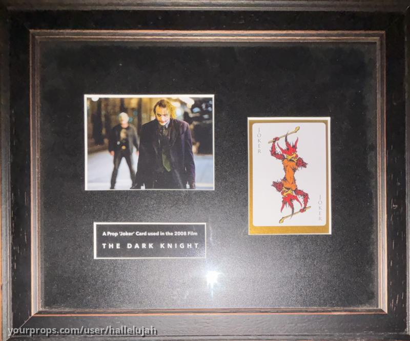 Original joker playing cards used in the Dark Knight – The Dark Knight (2008) – image 1