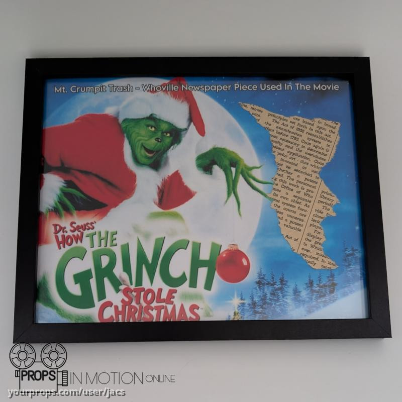 Mt. Crumpit Trash - Whoville Newspaper Piece – How the Grinch Stole Christmas (2000) – image 1
