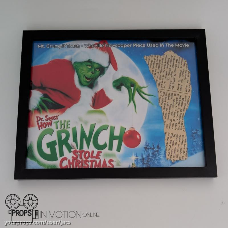Mt. Crumpit Trash - Whoville Newspaper Piece – How the Grinch Stole Christmas (2000) – image 1