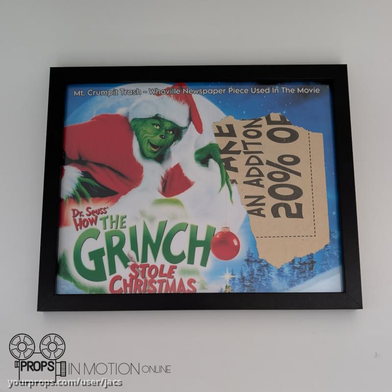 Mt. Crumpit Trash - Whoville Newspaper Piece – How the Grinch Stole Christmas (2000) – image 1