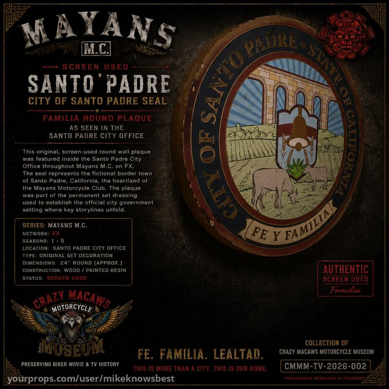 Mayans Santo Padre Seal – Mayans M.C. (2018) – image 3