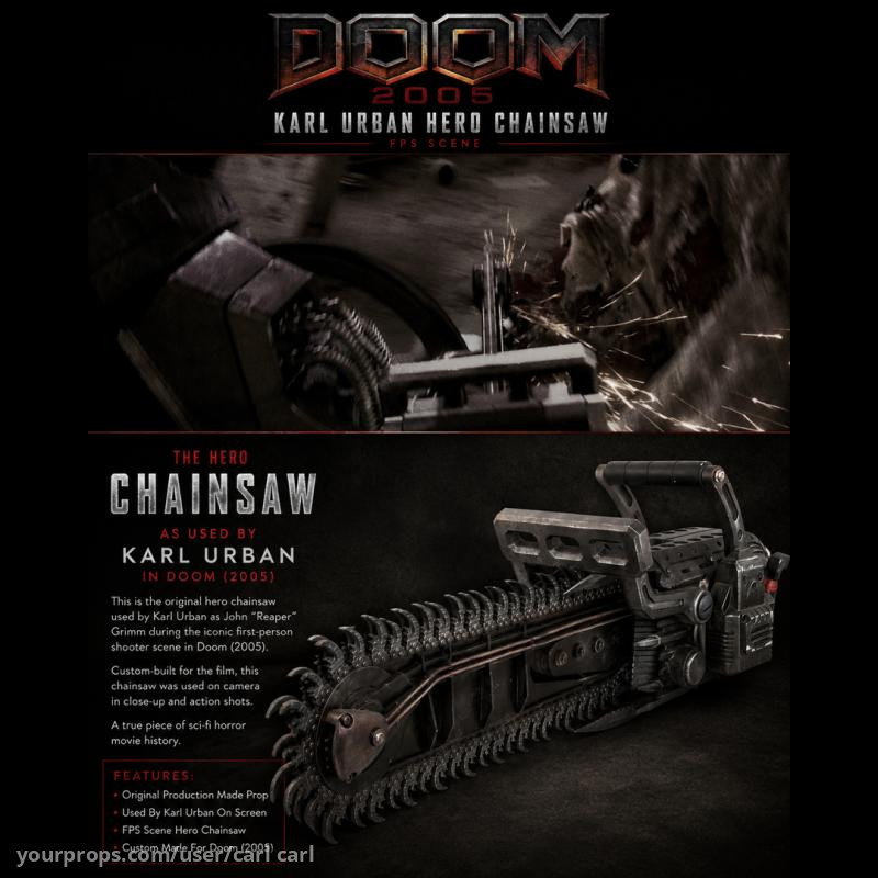 Karl Urban Hero Chainsaw – Doom (2005) – image 1