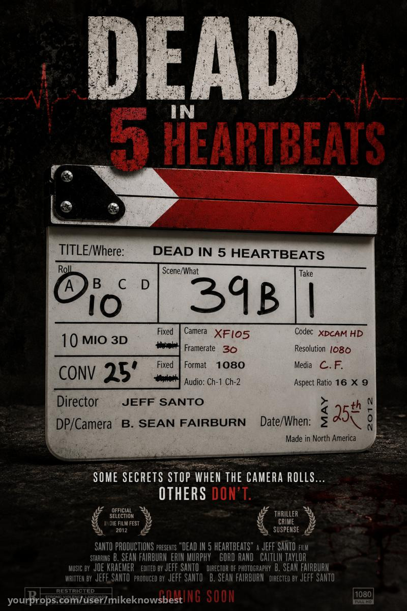 Dead in 5 Heartbeats Clapperboard – Dead in 5 Heartbeats (2013) – image 2