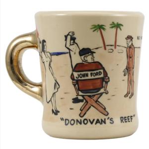 John Wayne Gifted Mug to Dorothy Lamour – Donovan's Reef (1963)