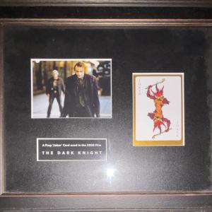 Original joker playing cards used in the Dark Knight – The Dark Knight (2008)