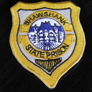 Prison guard patch first version – The Shawshank Redemption (1994)