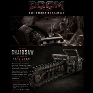 Karl Urban Hero Chainsaw – Doom (2005)