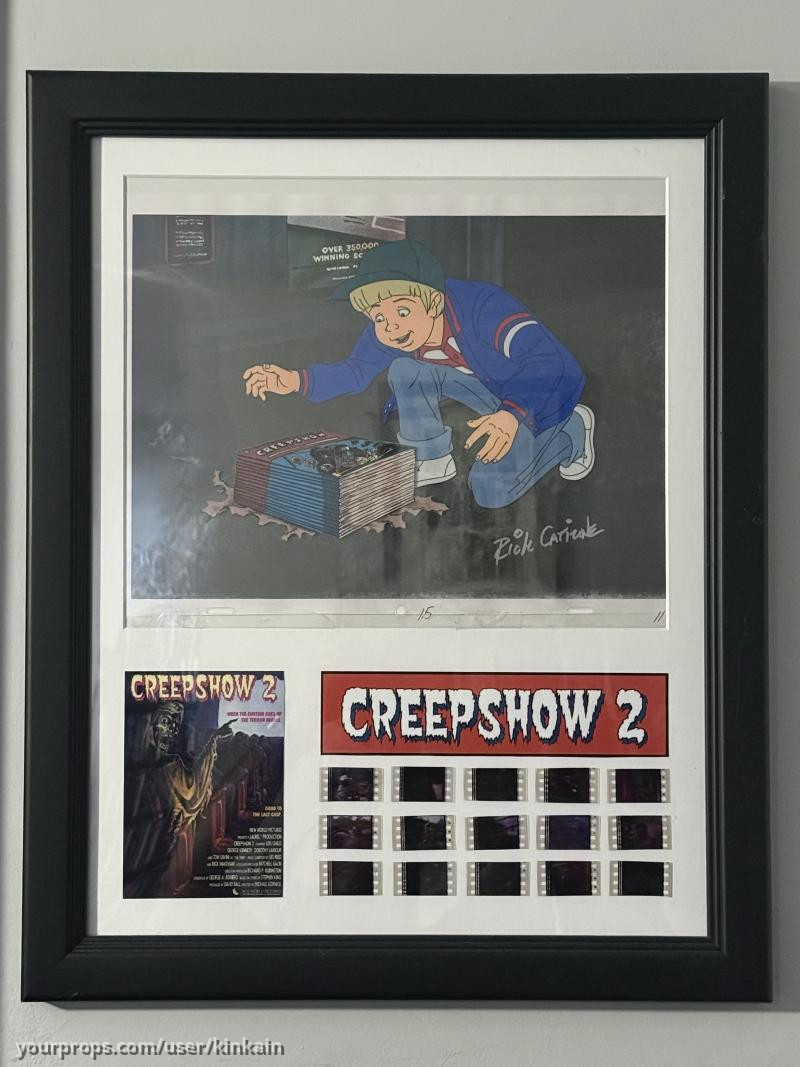 Creepshow 2 Production Animated Cel signed by Rick Catizone – Creepshow 2 (1987) – image 1